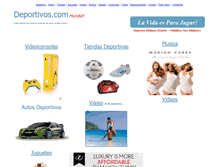 Tablet Screenshot of deportivos.com